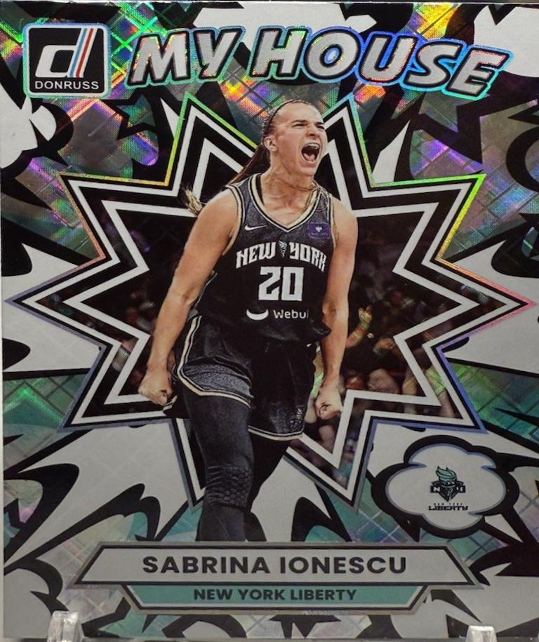 2025 Panini Donruss WNBA My House Sabrina Ionescu [Diamond] #1 card