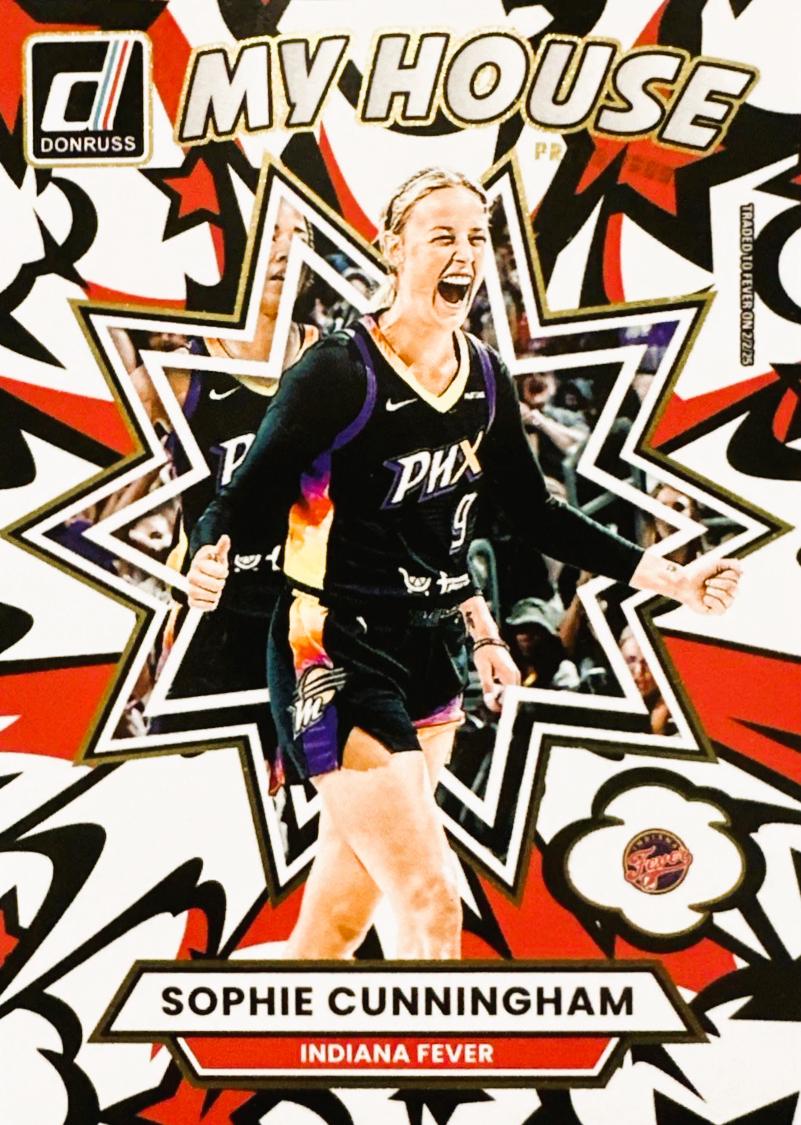 2025 Panini Donruss WNBA My House Sophie Cunningham [Press Proof] #19 card
