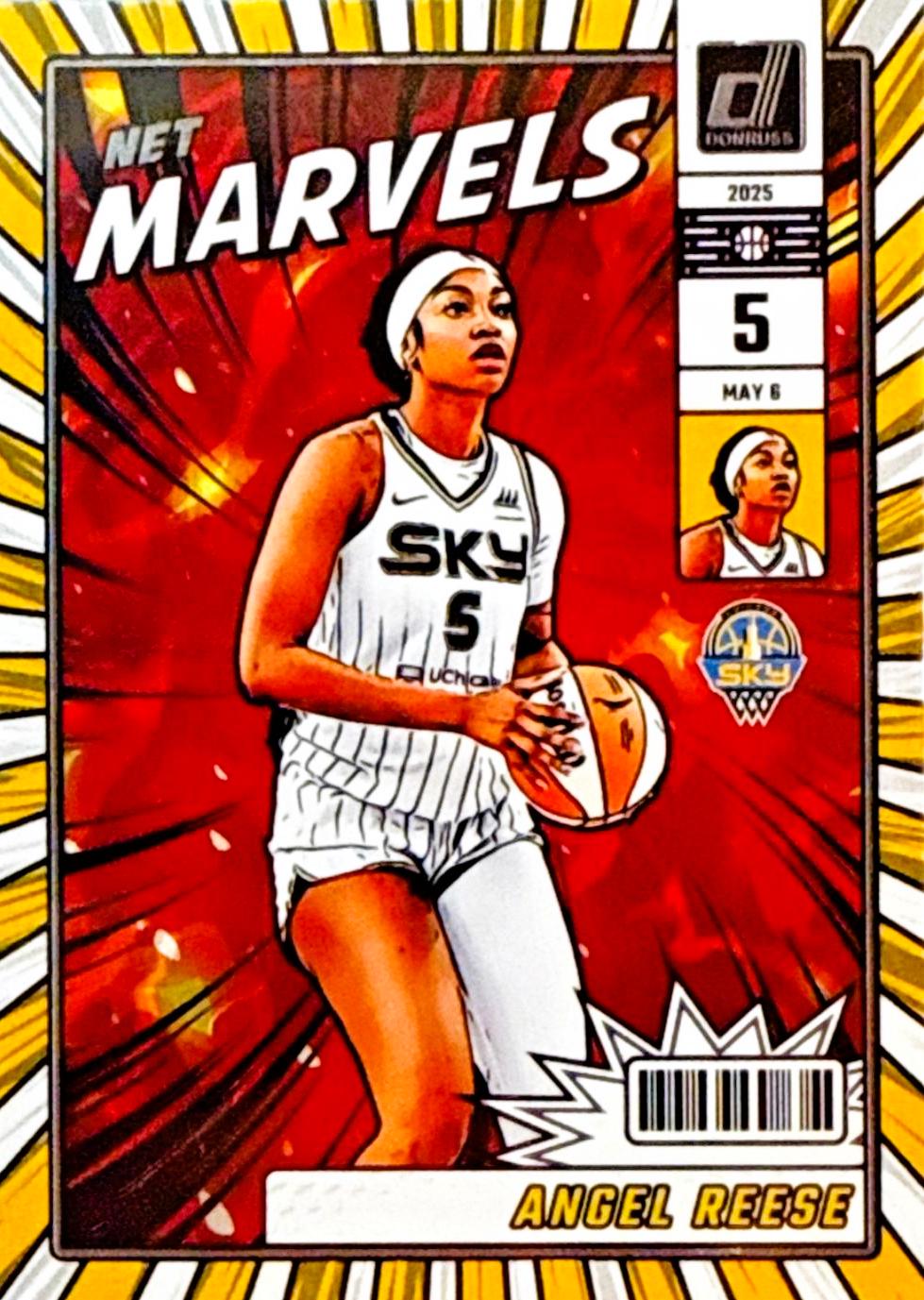 2025 Panini Donruss WNBA Net Marvels Angel Reese #20 card