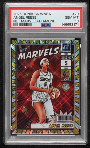 2025 Panini Donruss WNBA Net Marvels Angel Reese [Diamond] #20 card