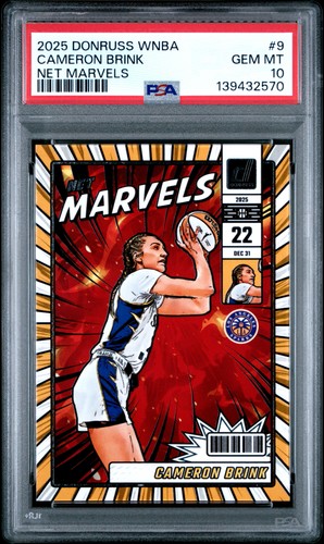 2025 Panini Donruss WNBA Net Marvels Cameron Brink #9 card
