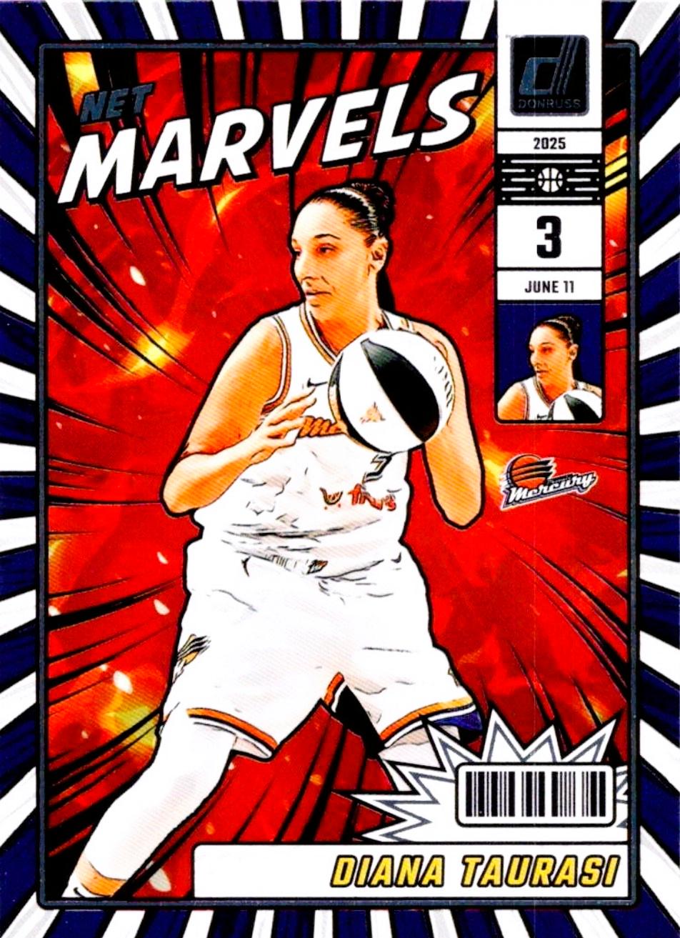 2025 Panini Donruss WNBA Net Marvels Diana Taurasi #14 card