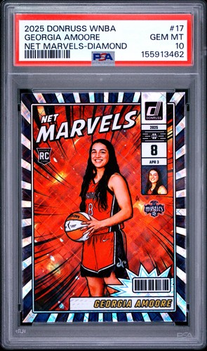 2025 Panini Donruss WNBA Net Marvels Georgia Amoore [Diamond] #17 card
