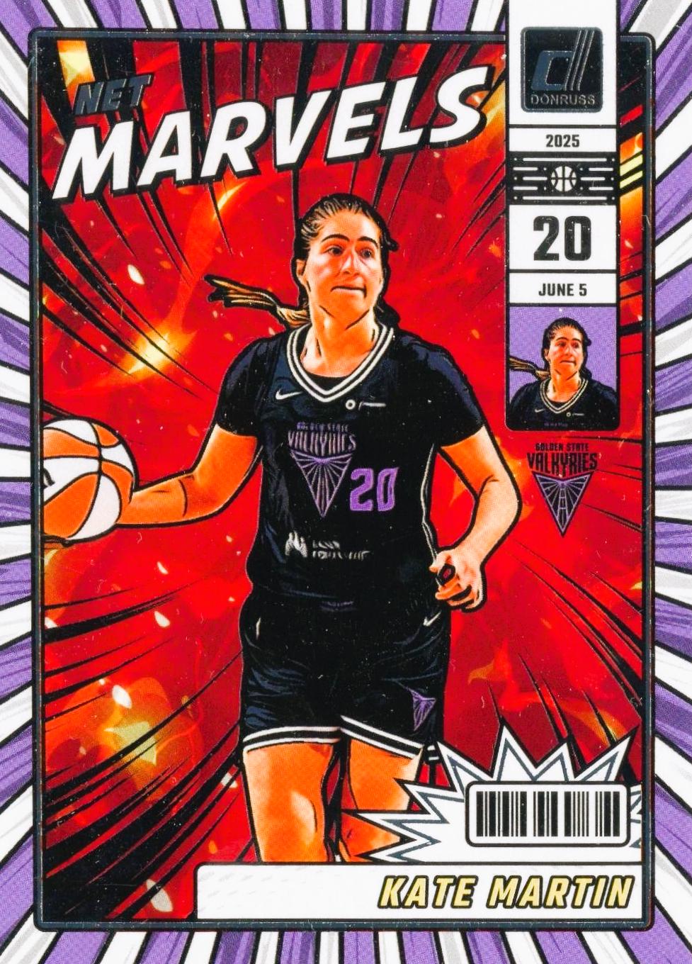 2025 Panini Donruss WNBA Net Marvels Kate Martin #12 card