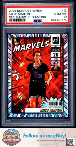 2025 Panini Donruss WNBA Net Marvels Kate Martin [Diamond] #12 card