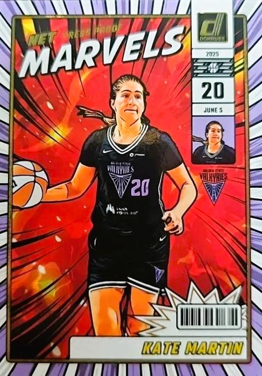 2025 Panini Donruss WNBA Net Marvels Kate Martin [Press Proof] #12 card