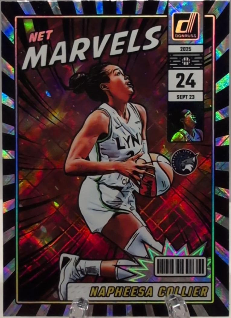 2025 Panini Donruss WNBA Net Marvels Napheesa Collier [Diamond] #22 card