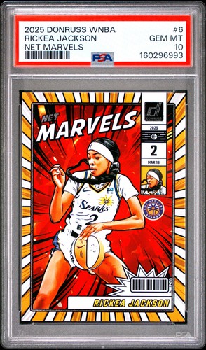 2025 Panini Donruss WNBA Net Marvels Rickea Jackson #6 card