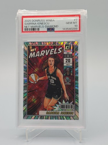 2025 Panini Donruss WNBA Net Marvels Sabrina Ionescu [Diamond] #7 card