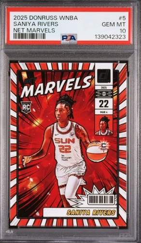 2025 Panini Donruss WNBA Net Marvels Saniya Rivers #5 card