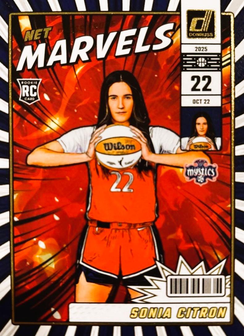 2025 Panini Donruss WNBA Net Marvels Sonia Citron [Press Proof] #4 card