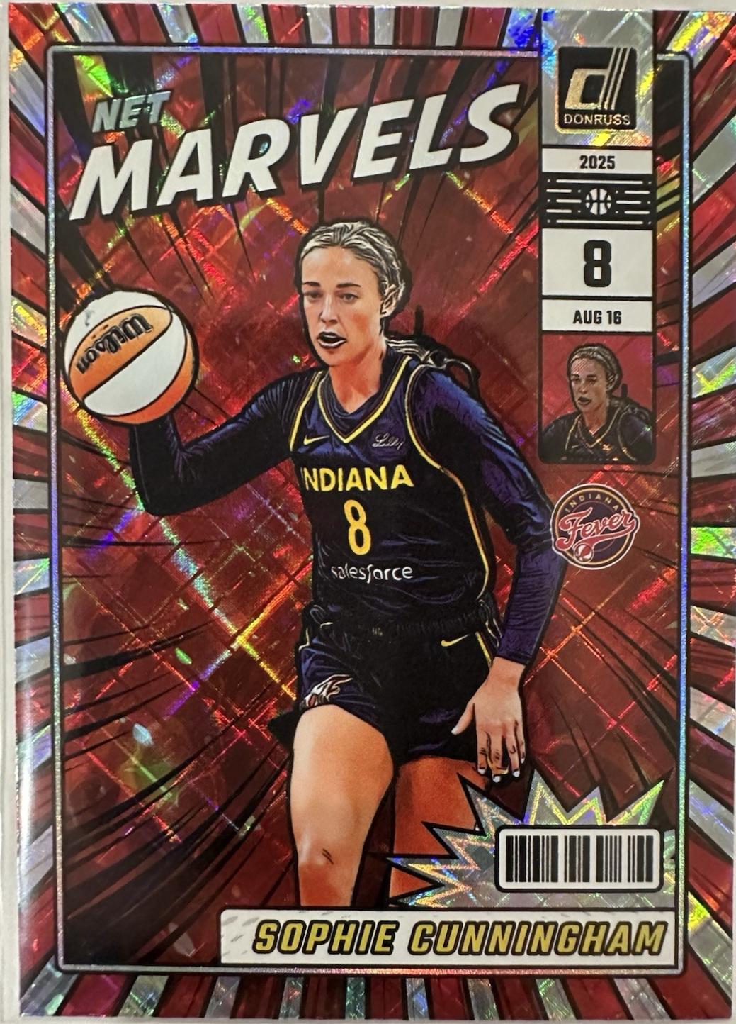2025 Panini Donruss WNBA Net Marvels Sophie Cunningham [Diamond] #11 card