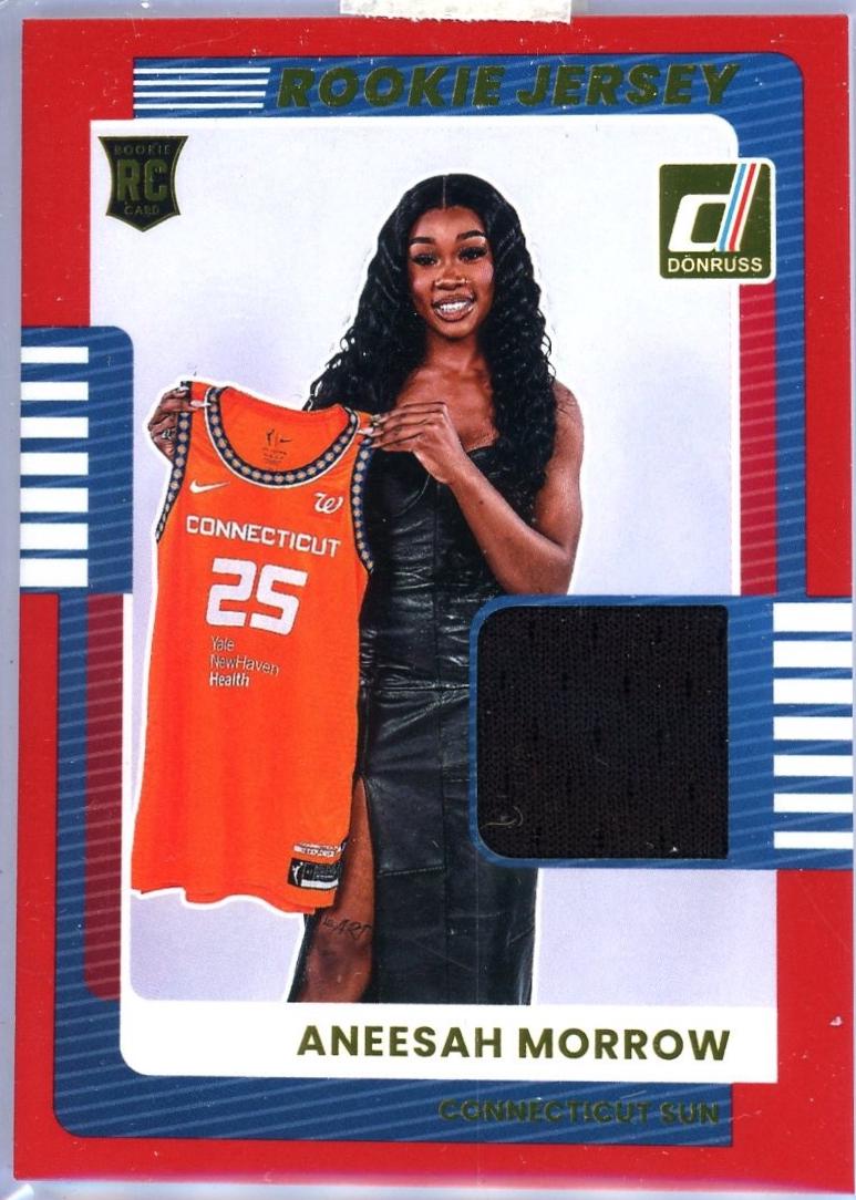2025 Panini Donruss WNBA Rookie Jersey Aneesah Morrow #8 card