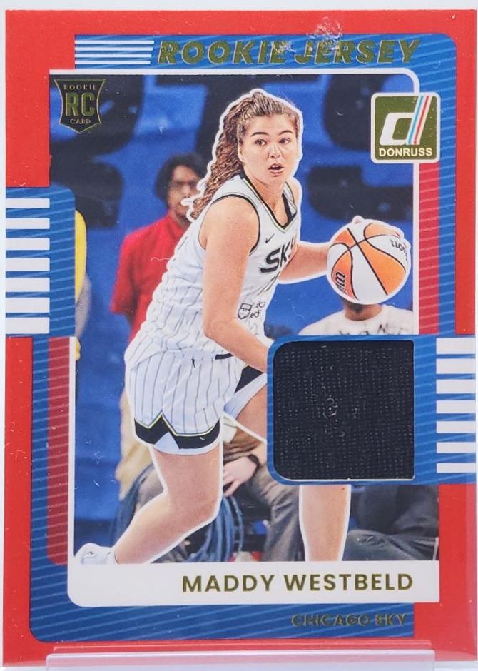2025 Panini Donruss WNBA Rookie Jersey Maddy Westbeld #10 card
