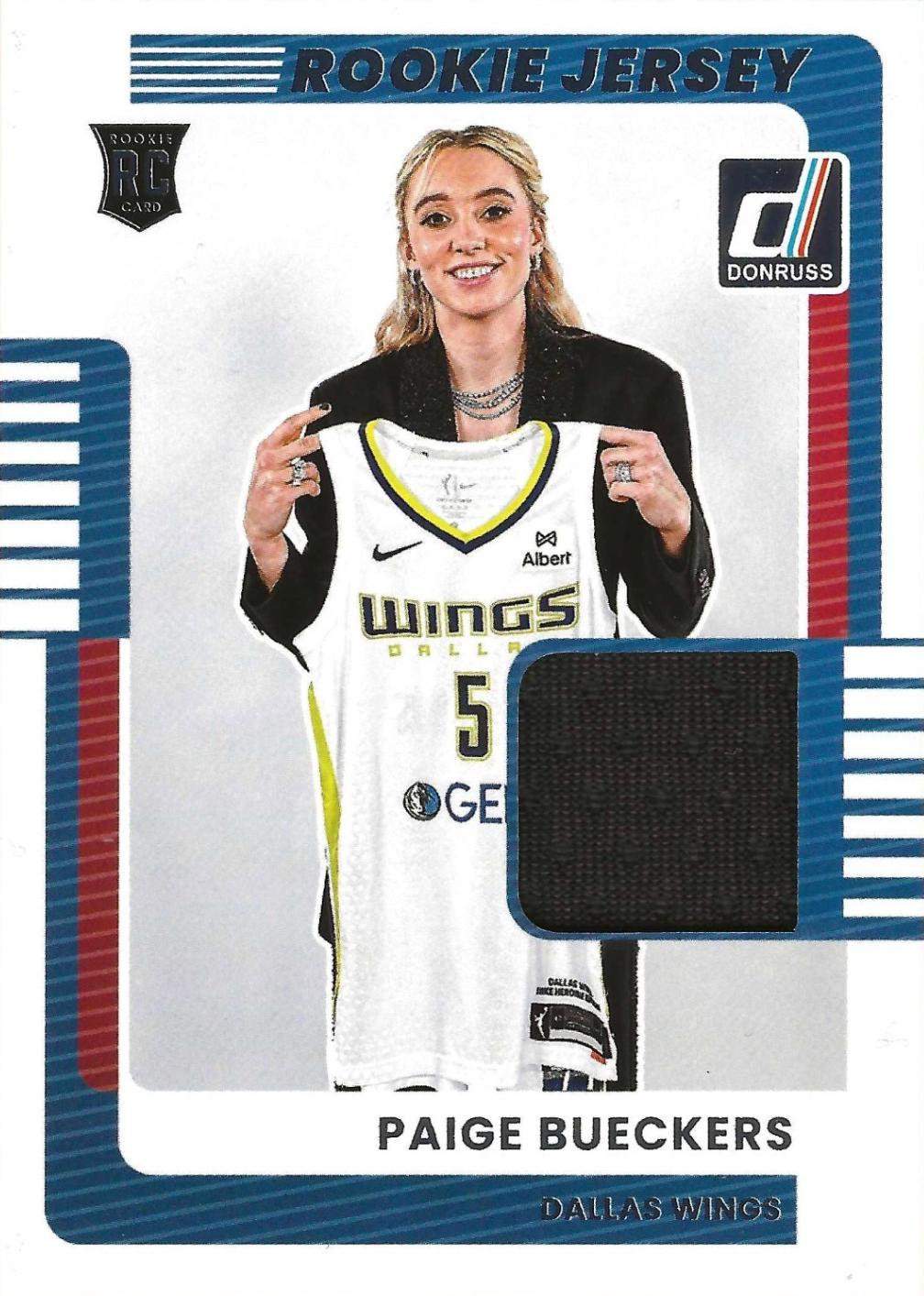 2025 Panini Donruss WNBA Rookie Jersey Paige Bueckers #5 card