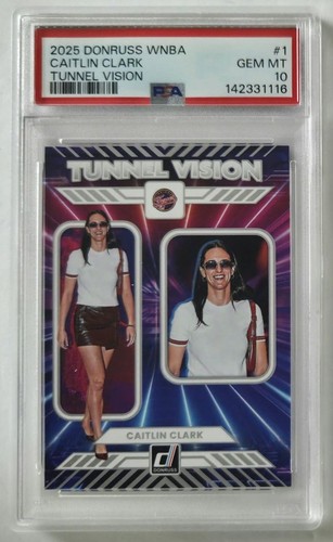 2025 Panini Donruss WNBA Tunnel Vision Caitlin Clark #1 card