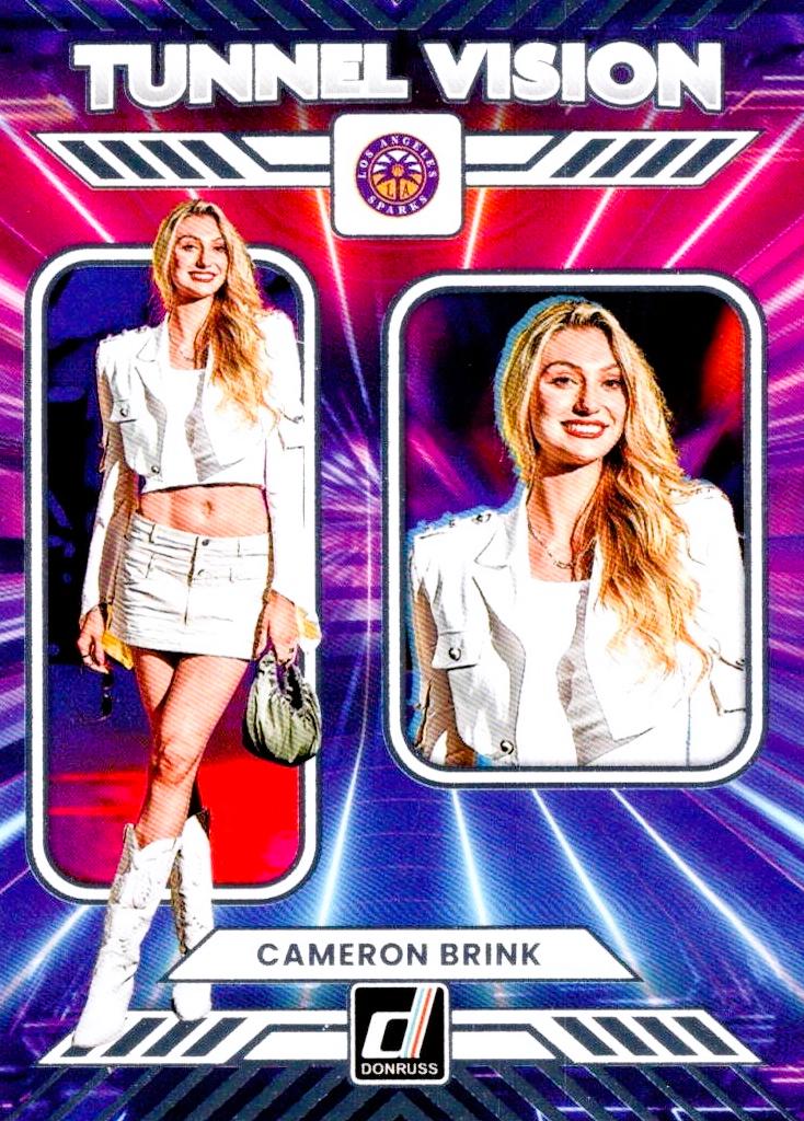 2025 Panini Donruss WNBA Tunnel Vision Cameron Brink #8 card