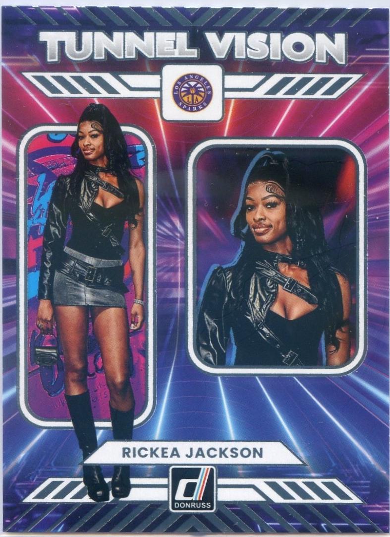 2025 Panini Donruss WNBA Tunnel Vision Rickea Jackson #12 card