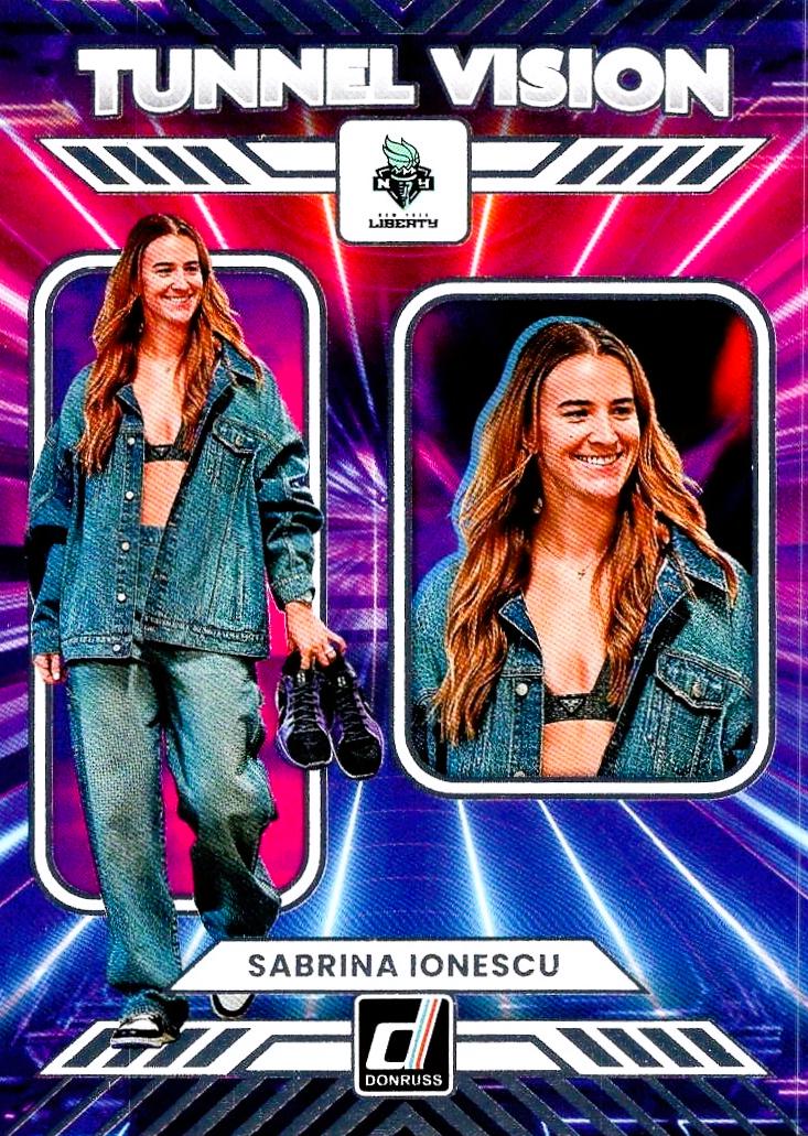2025 Panini Donruss WNBA Tunnel Vision Sabrina Ionescu #10 card