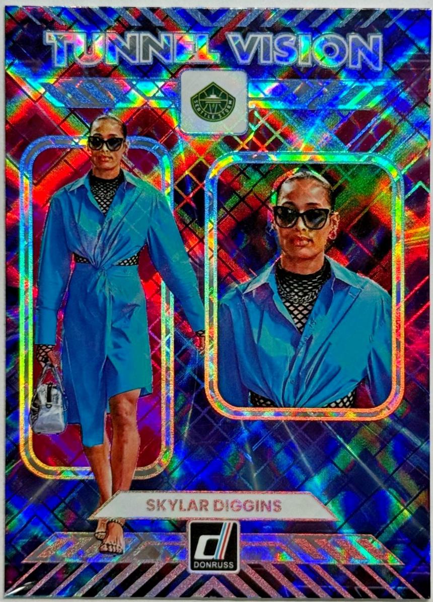 2025 Panini Donruss WNBA Tunnel Vision Skylar Diggins [Diamond] #7 card