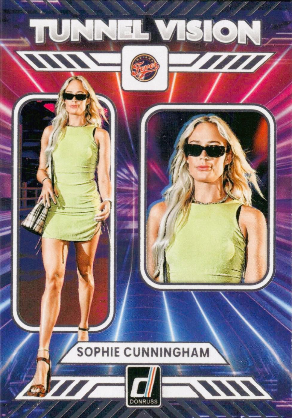 2025 Panini Donruss WNBA Tunnel Vision Sophie Cunningham #2 card