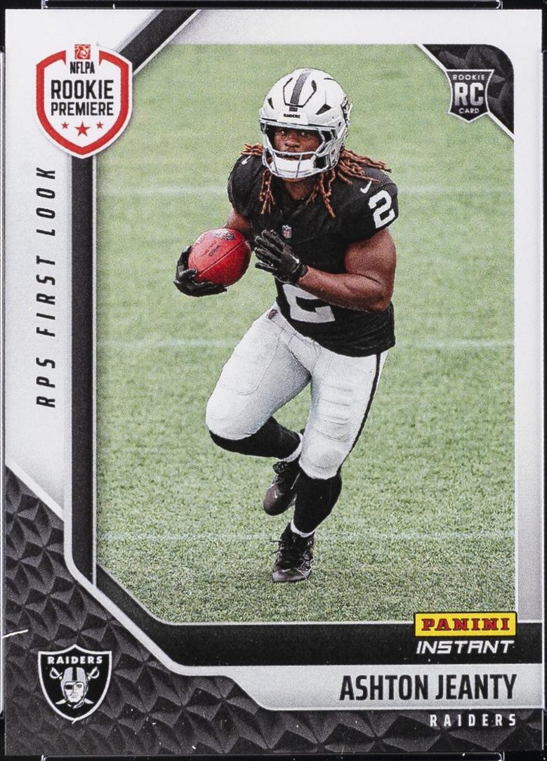 2025 Panini Instant First Look Ashton Jeanty #RPSFL-2 card