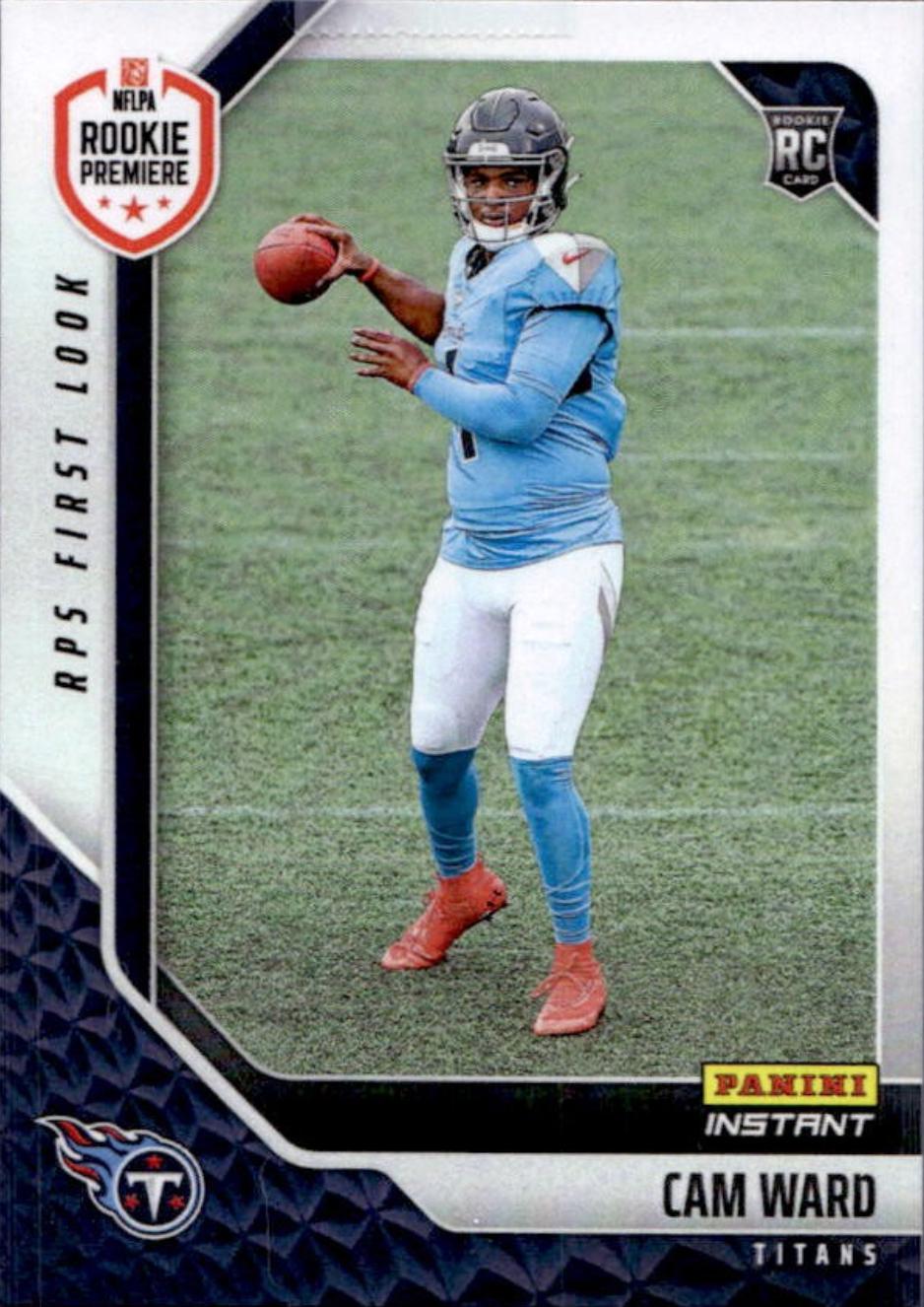 2025 Panini Instant First Look Cam Ward #RPSFL-4 card