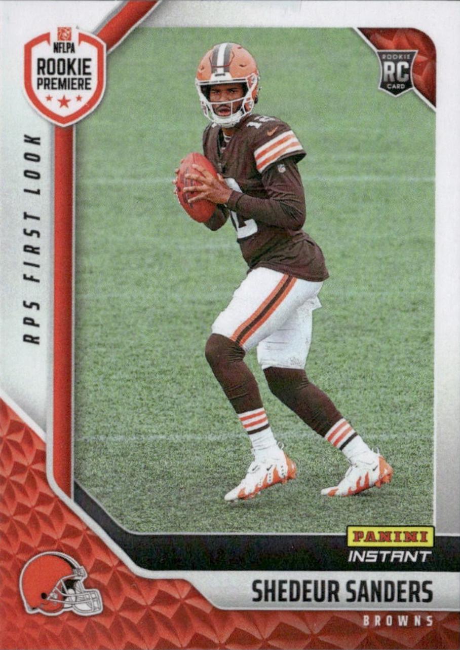 2025 Panini Instant First Look Shedeur Sanders #RPSFL-30 card