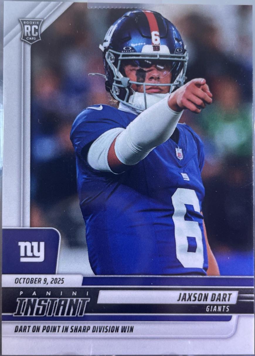 2025 Panini Instant Jaxson Dart #137 card