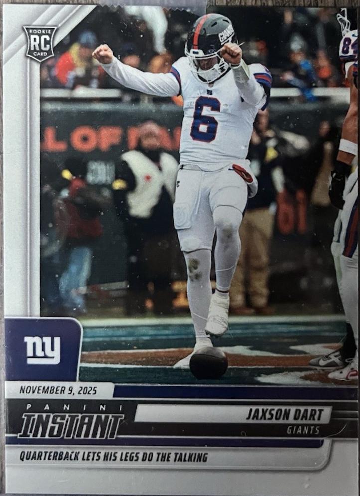 2025 Panini Instant Jaxson Dart #210 card