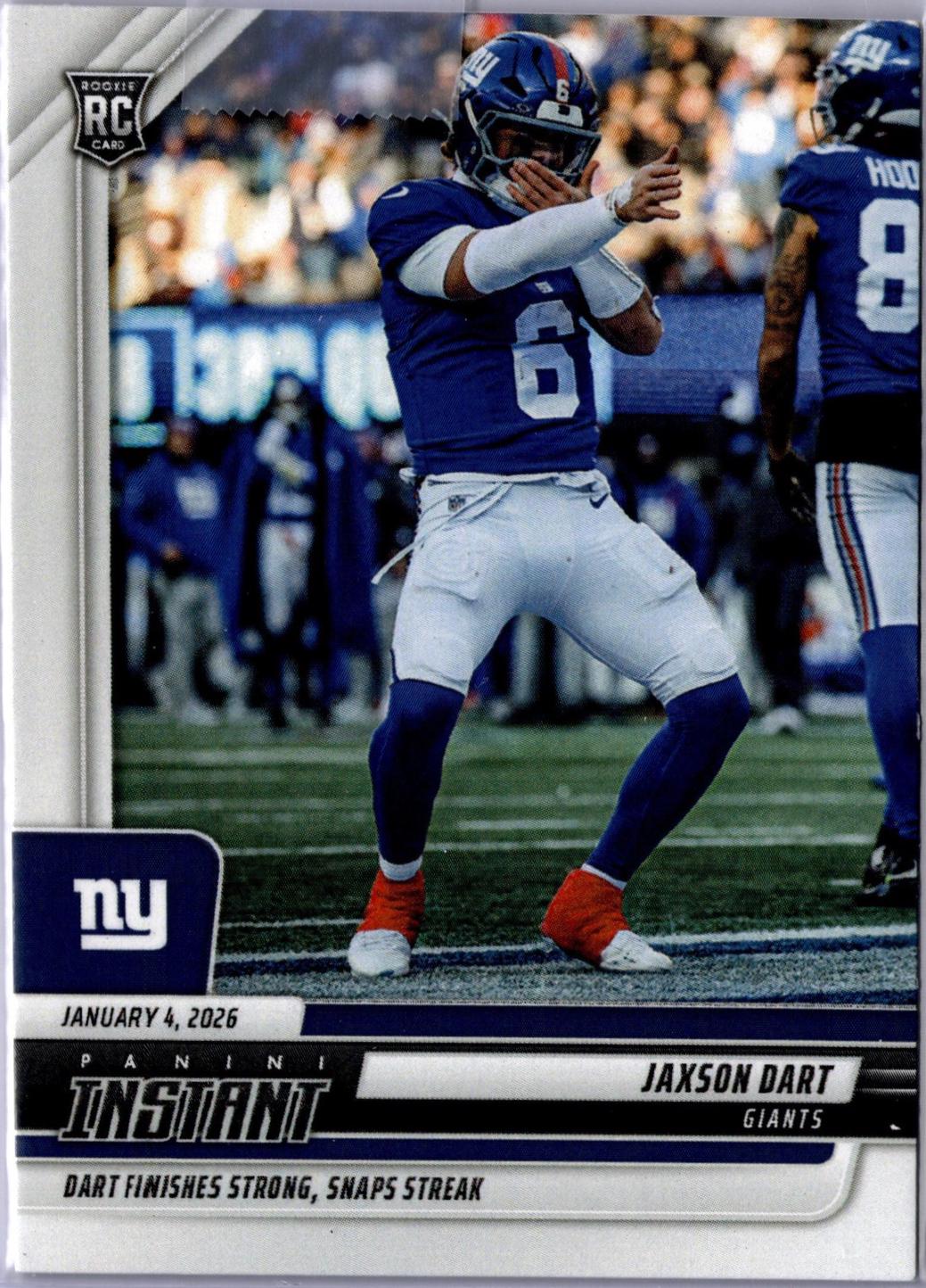 2025 Panini Instant Jaxson Dart #397 card