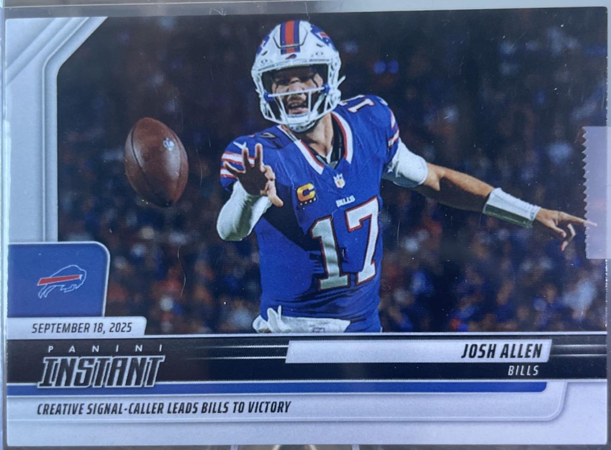 2025 Panini Instant Josh Allen #84 card