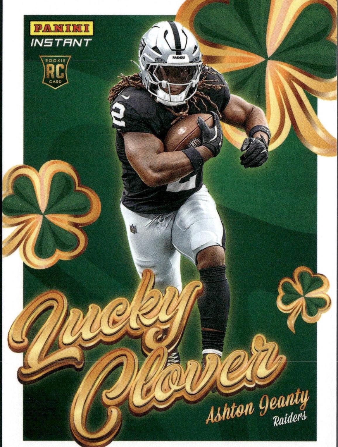 2025 Panini Instant Lucky Clover Ashton Jeanty #12 card