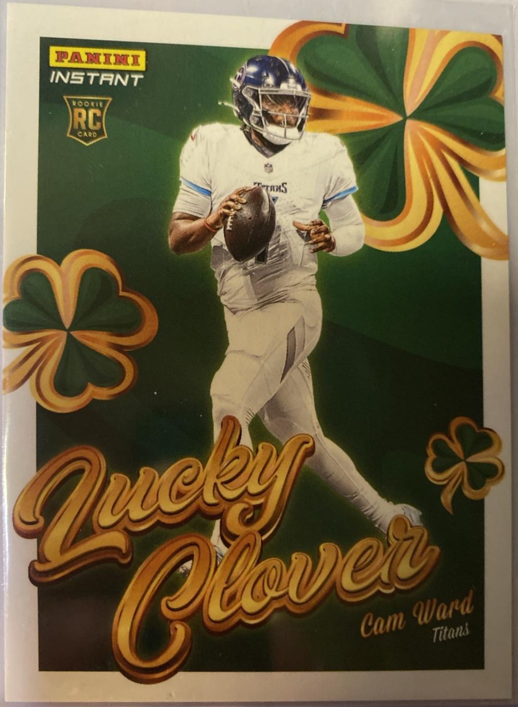 2025 Panini Instant Lucky Clover Cam Ward #11 card
