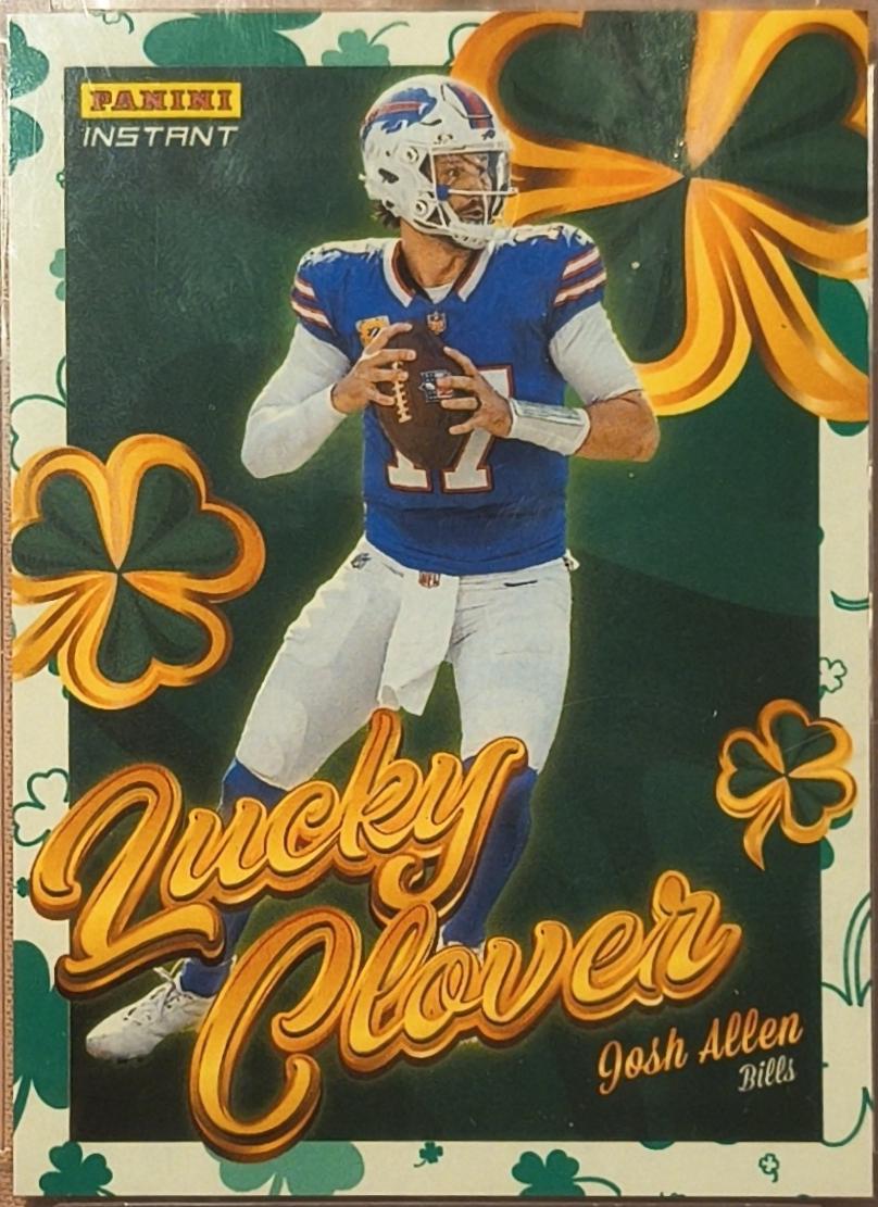 2025 Panini Instant Lucky Clover Josh Allen #2 card
