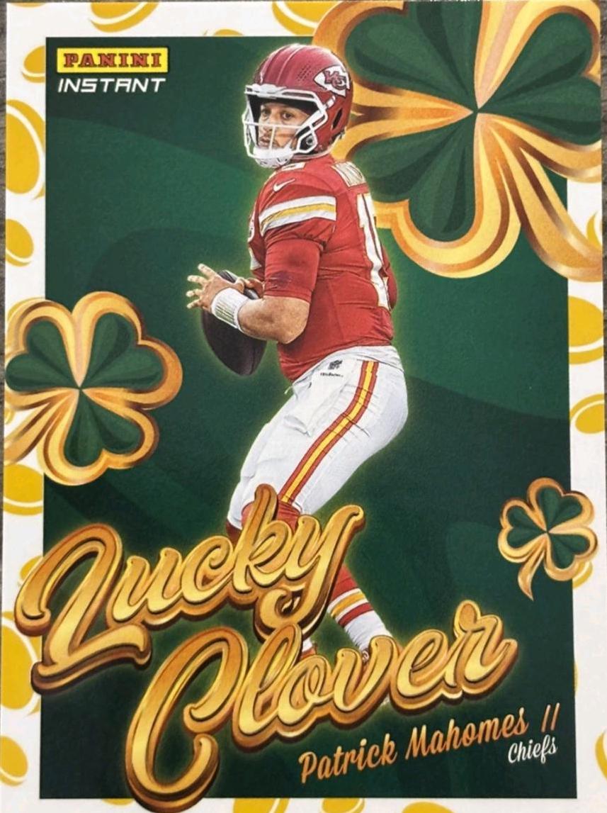 2025 Panini Instant Lucky Clover Patrick Mahomes II [Coin] #1 card