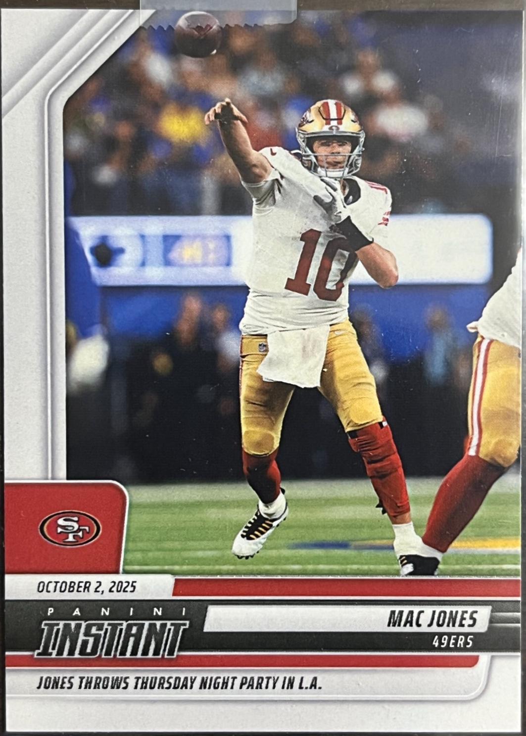 2025 Panini Instant Mac Jones #119 card