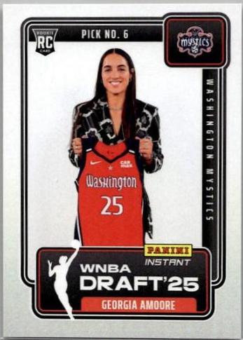 2025 Panini Instant WNBA Draft Night Georgia Amoore #DN-5 card