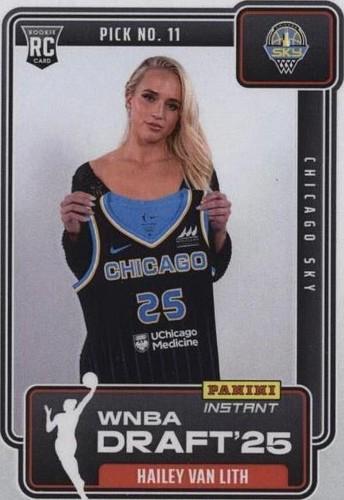 2025 Panini Instant WNBA Draft Night Hailey Van Lith #DN-10 card