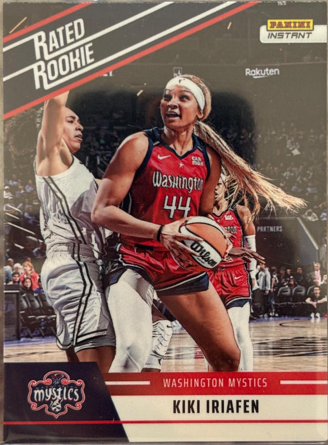 2025 Panini Instant WNBA Retro Rated Rookies Kiki Iriafen #RRR-3 card