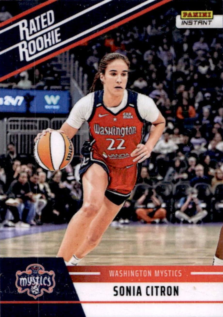 2025 Panini Instant WNBA Retro Rated Rookies Sonia Citron #RRR-2 card