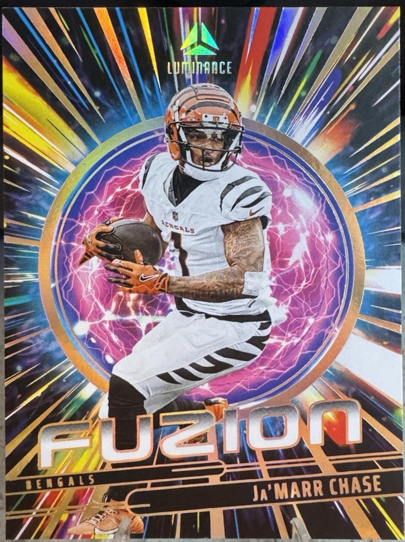 2025 Panini Luminance Fuzion Ja'Marr Chase #12 card