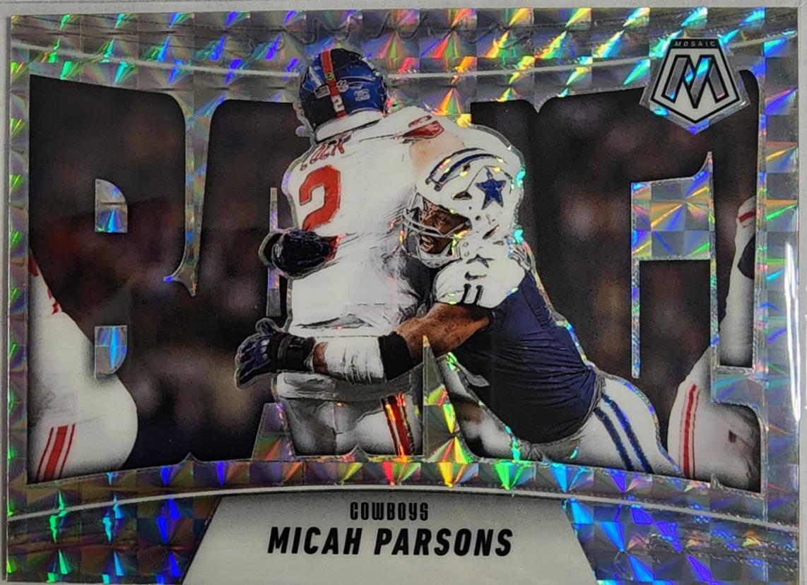 2025 Panini Mosaic Bang Micah Parsons [Mosaic] #6 card