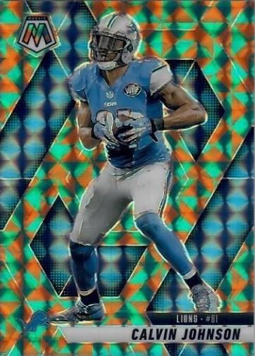 2025 Panini Mosaic Calvin Johnson [Tessellation] #90 card