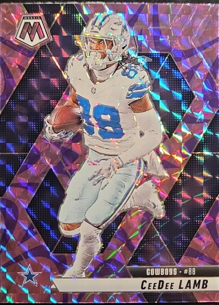 2025 Panini Mosaic CeeDee Lamb [Reactive Purple] #209 card