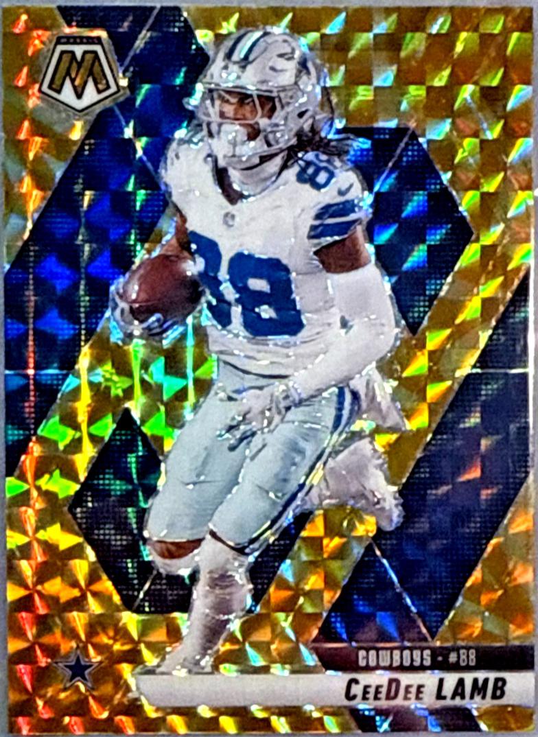 2025 Panini Mosaic CeeDee Lamb [Reactive Yellow] #209 card
