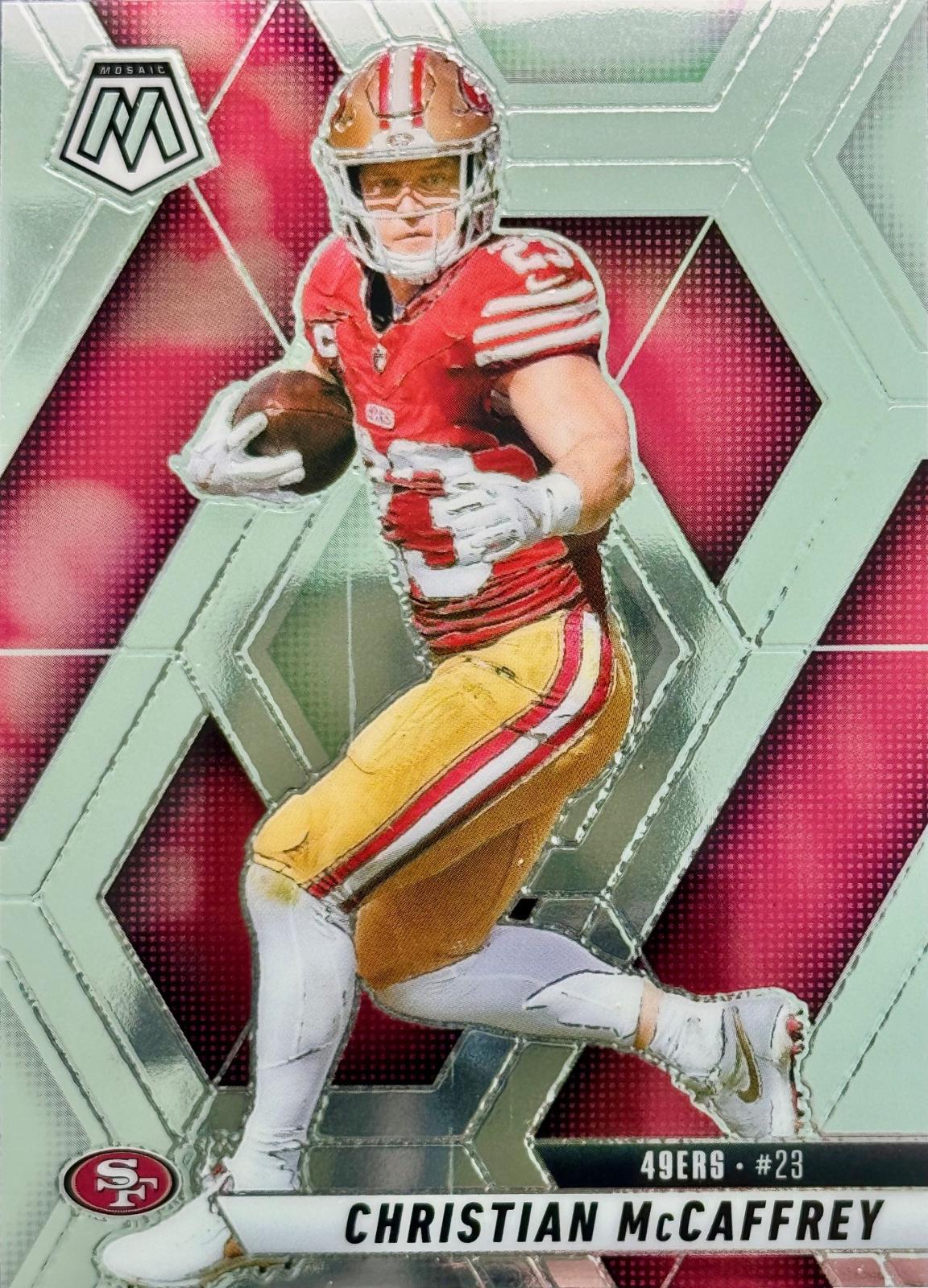 2025 Panini Mosaic Christian McCaffrey #179 card