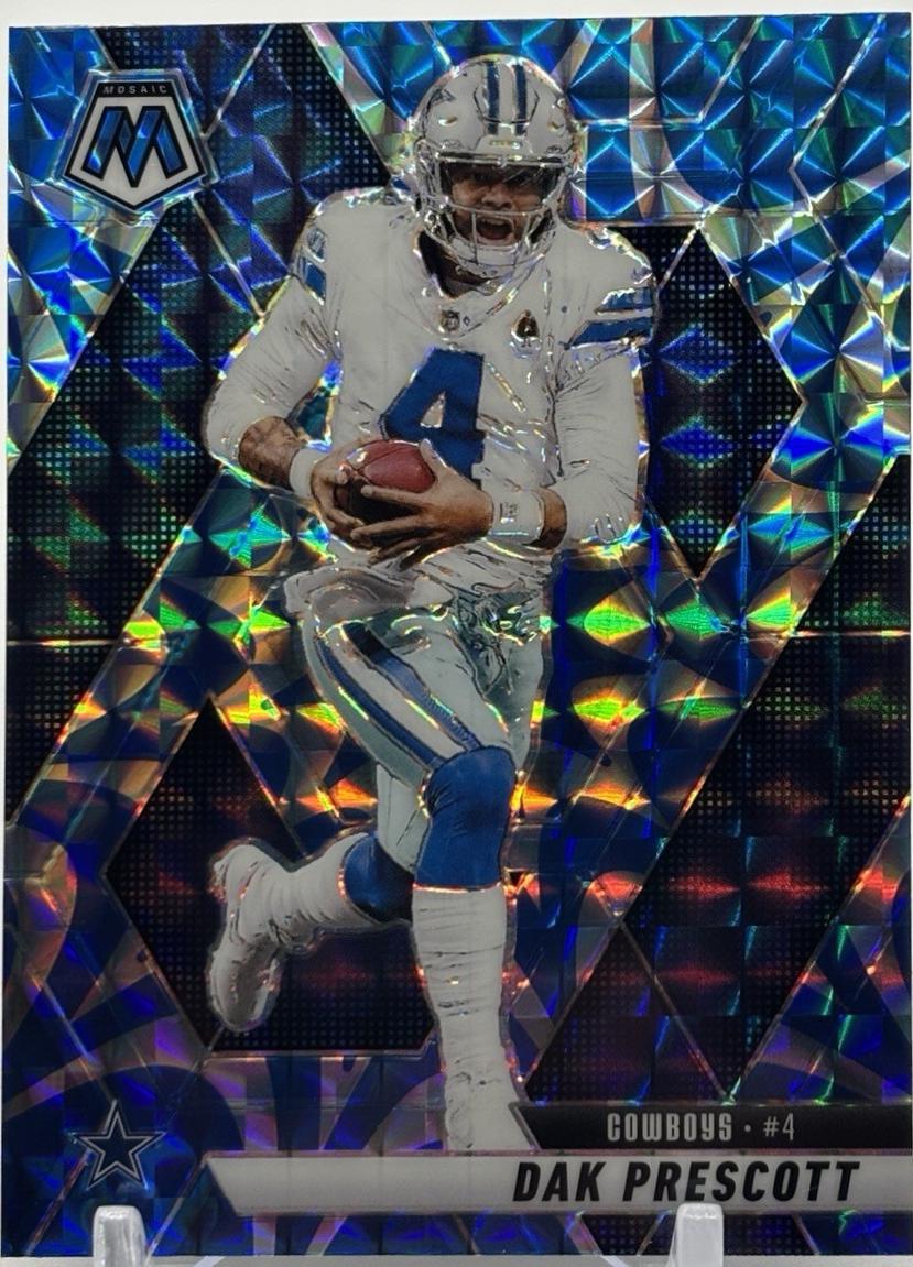 2025 Panini Mosaic Dak Prescott [Reactive Blue] #91 card