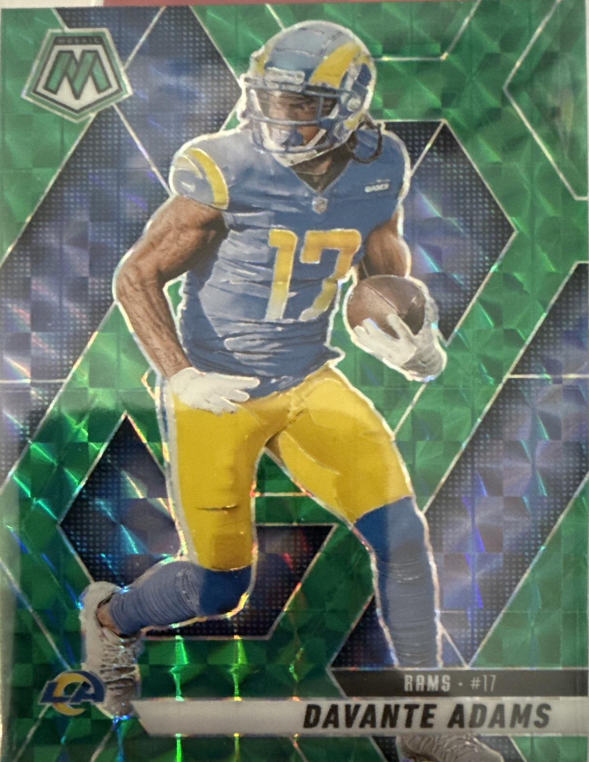 2025 Panini Mosaic Davante Adams [Green] #38 card