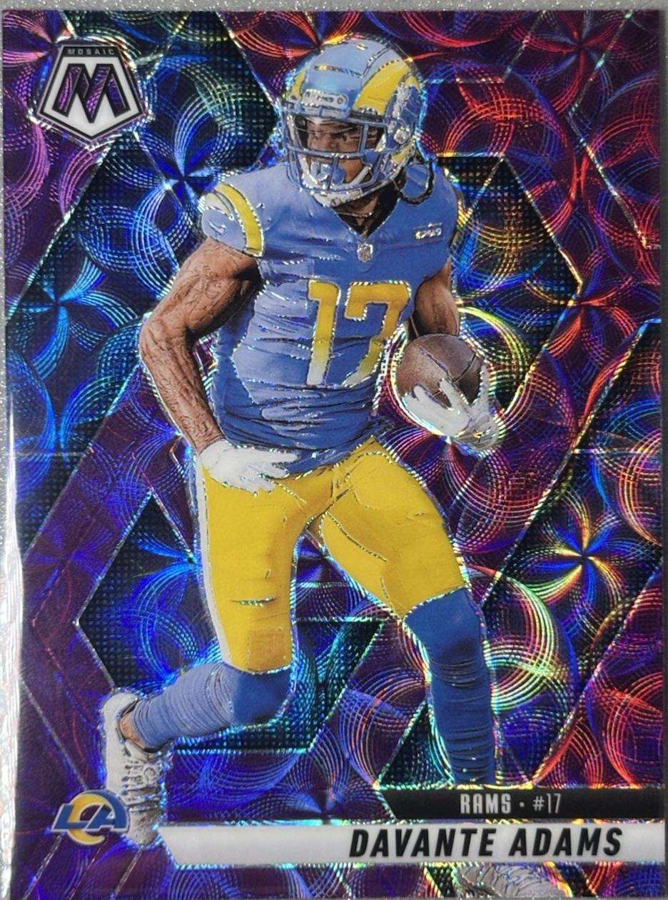 2025 Panini Mosaic Davante Adams [Purple Scope] #38 card